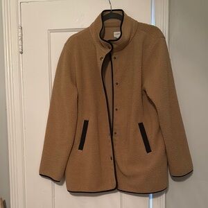 Cozy Tan Sherpa Jacket